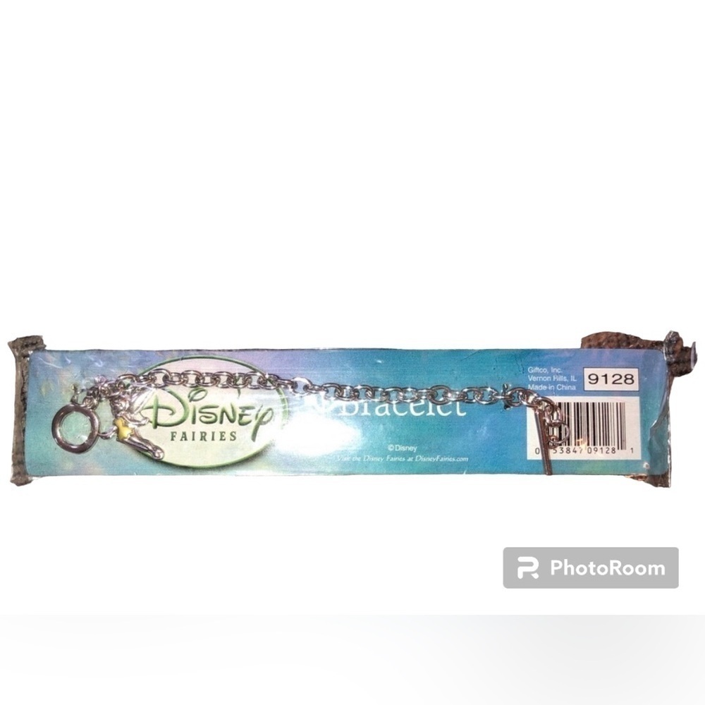 Disney Fairies‎ Bracelet Silver Charm Girl's Kids Pixie Gift NWT New on Card